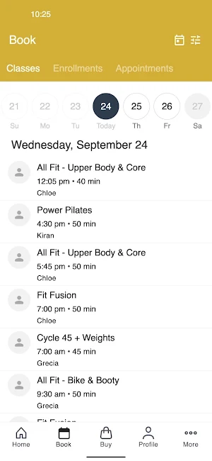 All Fit Fitness Screenshot 1