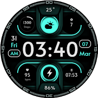 Fancy Digital Watch Face