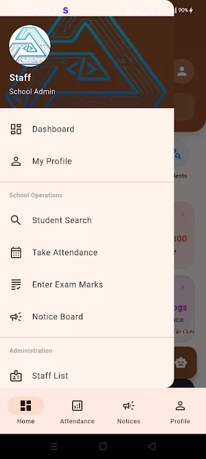 St. Teresa's Staff App Screenshot 2