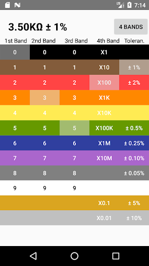 Resistor Value Calculator Screenshot 3