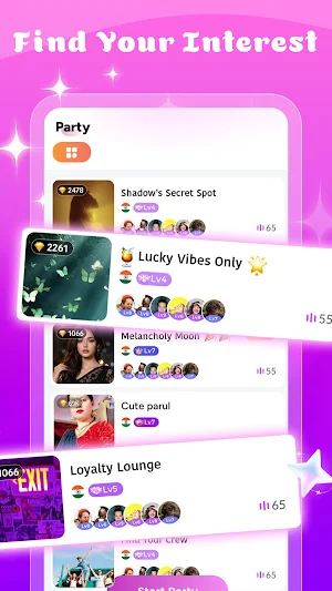 Audiaro: Live Voice Chat Screenshot 1