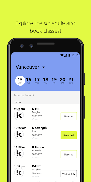 Kommunity Fitness Screenshot 2