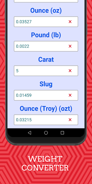 Weight Converter - kg to pounds Screenshot 1