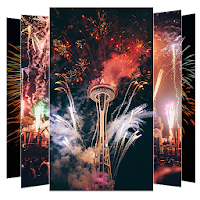 Fire Works Wallpaper