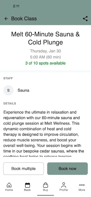 Melt Wellness Screenshot 2