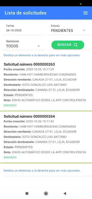 EntregaYa Screenshot 1
