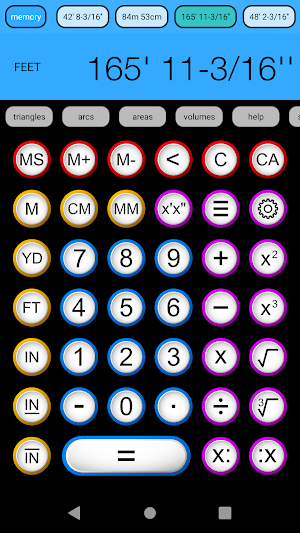 Construction Calculator Screenshot 1