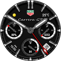 Tag Carrera GT watch face