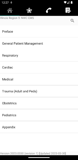 Northwest Community EMSS SOPs Screenshot 1