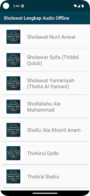 Sholawat Lengkap Audio Offline Screenshot 3