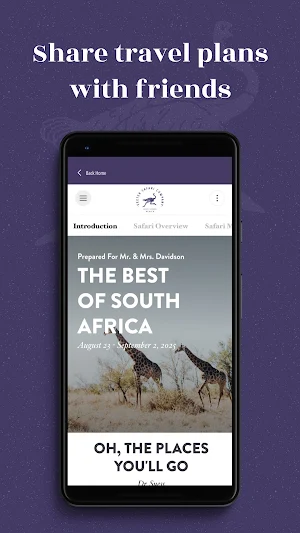 Exeter Safaris Travel App Screenshot 3
