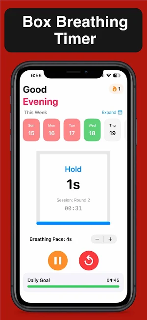 Box Breathing - Mindful Timer Screenshot 3