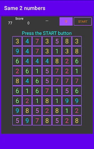 Press same 2 numbers Screenshot 0