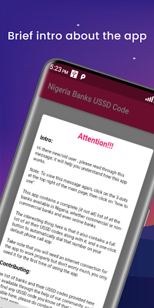 Nigeria banks ussd code Screenshot 0