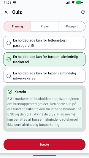 Danske Trafikskilte Quiz Screenshot 2