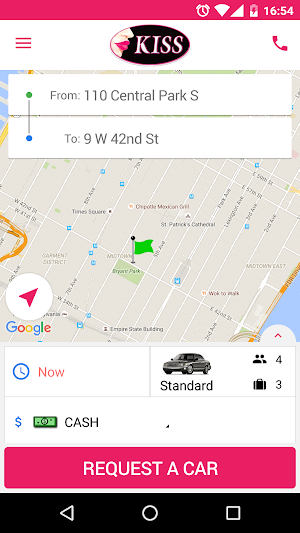 Kiss Car Service Screenshot 2