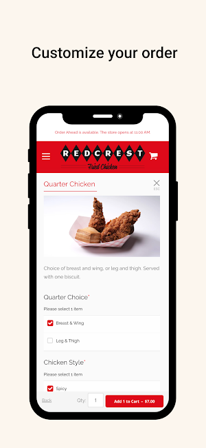 Redcrest Fried Chicken Screenshot 2