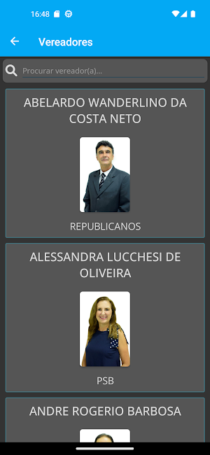 Câmara Municipal de Botucatu Screenshot 1