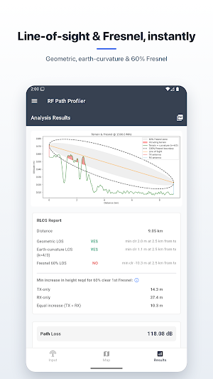 RF Link - Signal Strength, LOS Screenshot 3