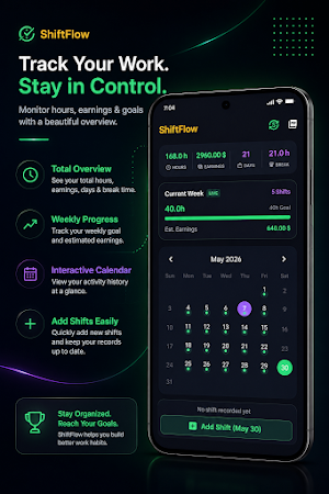 ShiftFlow: Work Hours Tracker Screenshot 0