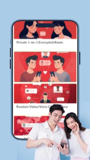 Chatib: Connect Stranger Help Screenshot 2