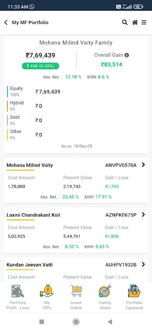V-Financial Wealth Screenshot 1
