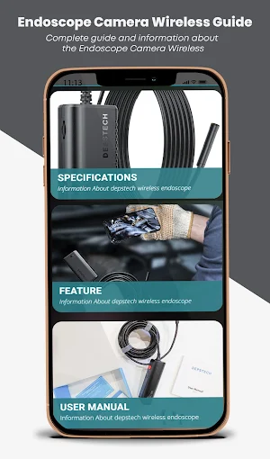 Endoscope Camera Wireless Hint Screenshot 0
