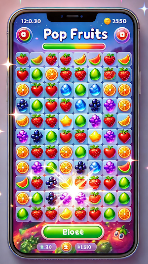 Pop Fruits: Match Puzzle Screenshot 0