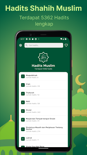 Hadits Muslim :Offline Lengkap Screenshot 0