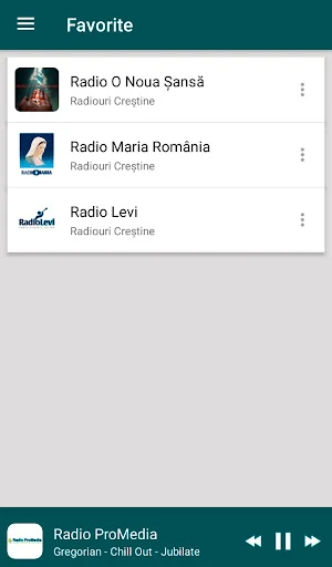 Radiouri creștine Screenshot 1