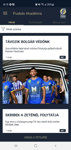 Puskás Akadémia Screenshot 0