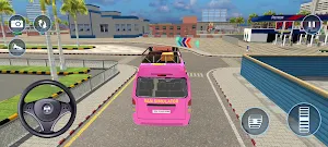 Mini Bus Game Van Driving Screenshot 2
