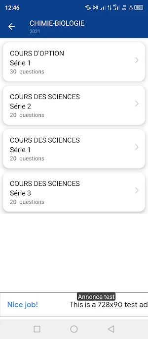 ItemApp Exetat Items RDC Screenshot 1