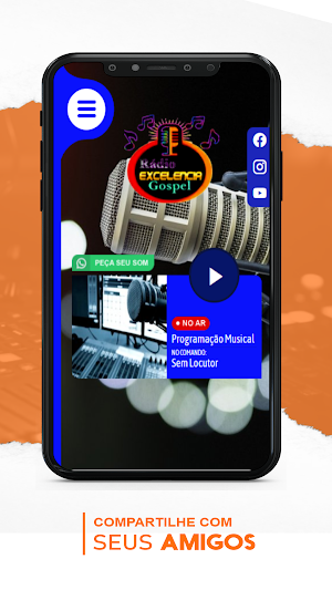 Rádio Excelência Gospel Screenshot 2