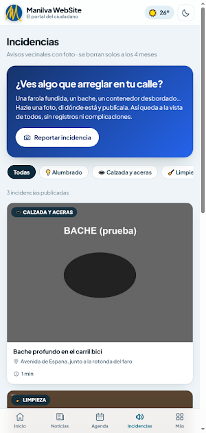 Manilva WebSite Screenshot 1