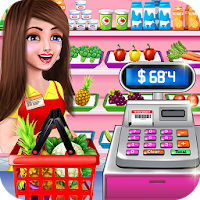 Supermarket Shopping Cash Register Cashier Games