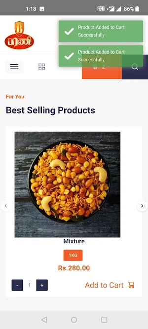 Bharani Sweets Screenshot 3