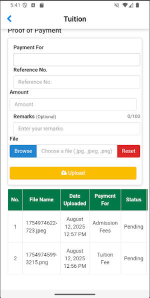 SPC San Rafael Mobile Portal Screenshot 2