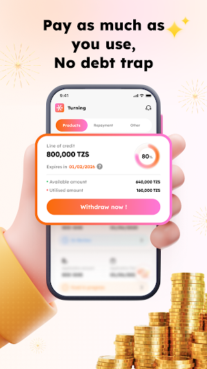 Turning-safe credit Screenshot 2