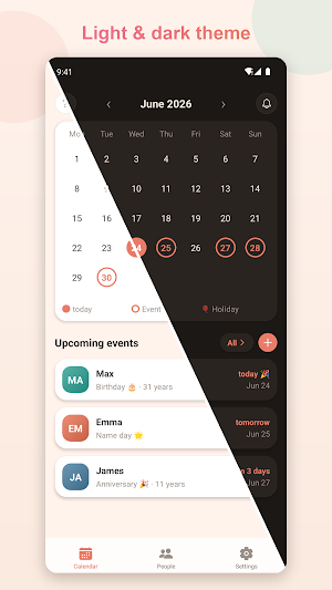 Vitaiko: Birthdays & Holidays Screenshot 1
