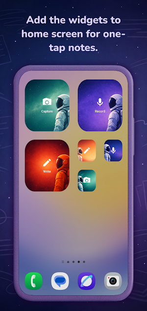 AstroNote - One Tap Notes Screenshot 1