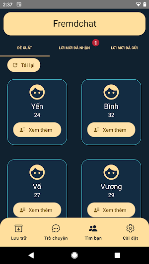 Fremdchat Screenshot 1