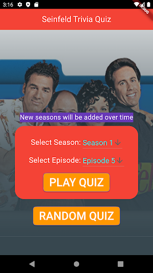 Seinfeld Trivia Quiz Screenshot 0