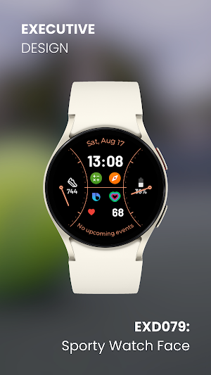 EXD079: Sporty Watch Face Screenshot 2