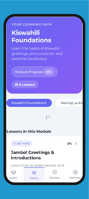 Learn Kiswahili Screenshot 2