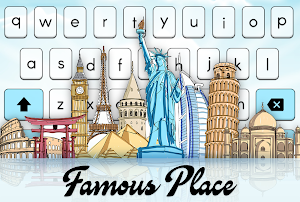 Famous Place Keyboard Screenshot 0