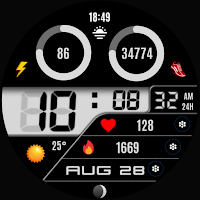 Metis Digital Watch Face
