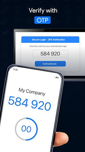 OTP Authenticator–Secure Login Screenshot 0