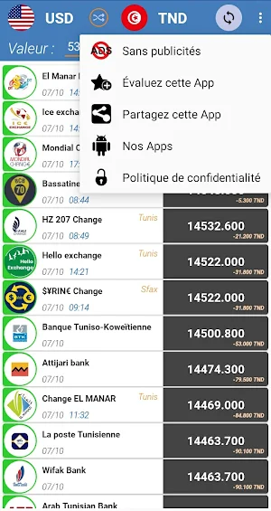 TND Plus • Tunisian Dinar converter Screenshot 2