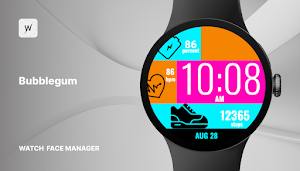 Bubble Gum Watch Face Screenshot 0